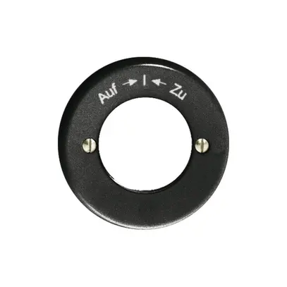 Kit frontale Auf-I-Zu nero per contatto rot.imp.a chiave 