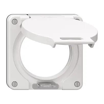 Coperchio con coperchio ribaltabile NEVO Ø60mm chiudibile bi (guarn.ne) 