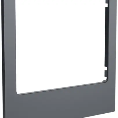 Cadre design audio Hager elcom.touch/elcom.fon carré anthracite 