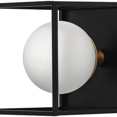 Plafoniera/applique LEDVANCE DECOR SQUARE G9 1×28W IP44 150×150mm nero 