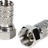 F-Stecker zu DG113 / MK96, schraubbar 