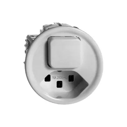 Combinazione INC I FH A-R/1L +T23 bianco 16A 