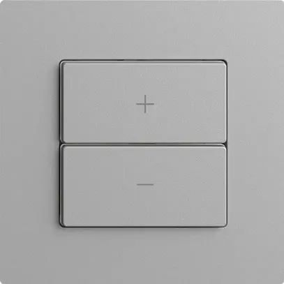 Dimmer Uni-LED 1K/2T Edue Wiser silver 