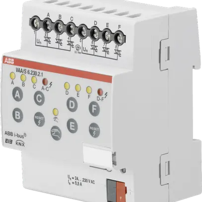 Actionneur de chauffage KNX AMD ABB, 6-fois 160mA 24…230VAC 