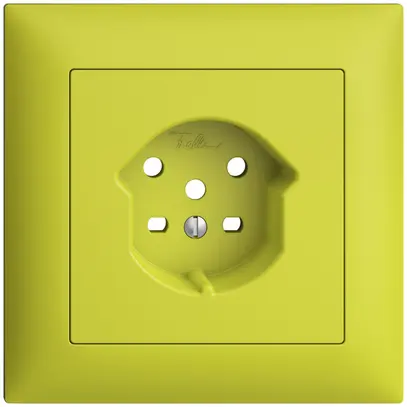 Kit frontale INC EDIZIOdue lemon 88×88mm 1×T15A 