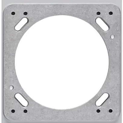 Plaque de montage ENC robusto 3×1 gris 