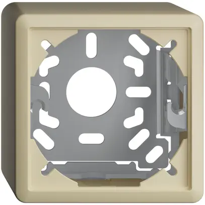 Capot avec plaque de base 54mm EDIZIOdue vanille 