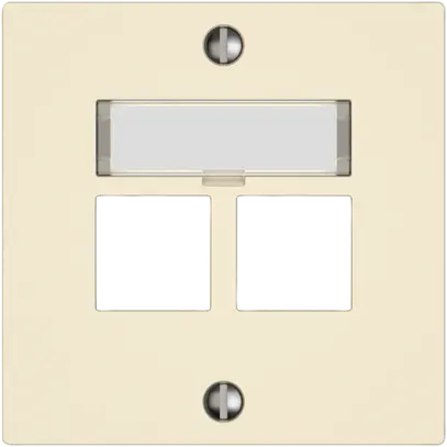 Kit di montaggio EDIZIO.liv EASYNET S-One SNAPFIX® destra per 2×RJ45 cr 