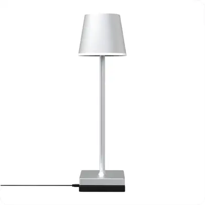 Lampe de table à accu X2 by xoxo, 3W, 3000K, argent 