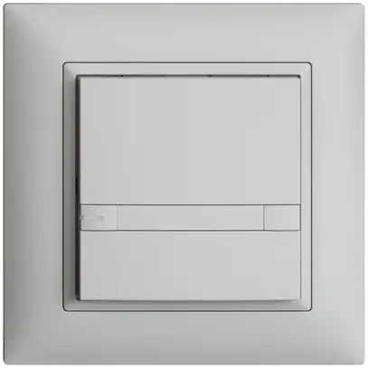 Pulsante INC KNX 1×EDIZIOdue colore grigio chiaro RGB con LED con inserto carta 