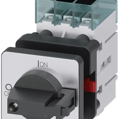 Interrupteur de charge Siemens SENTRON 3LD3 frontal 16A 3L 48×48mm no 