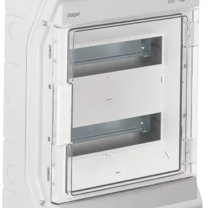 Quadro di distribuzione AP Hager vector 2 file 12UM IP65 310×427×151mm 