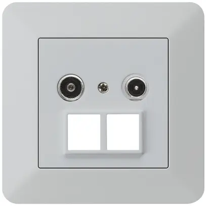 Presa multimedia INC kallysto.trend R/TV 23dB 2GHz grigio chiaro 