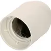 Portalampada E27 materiale sintetico M10×1 bianco liscio 