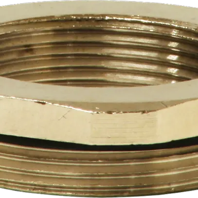 Réduction 6 pans M40×1.5 extérieur/M32×1.5 intérieur laiton nickelé 