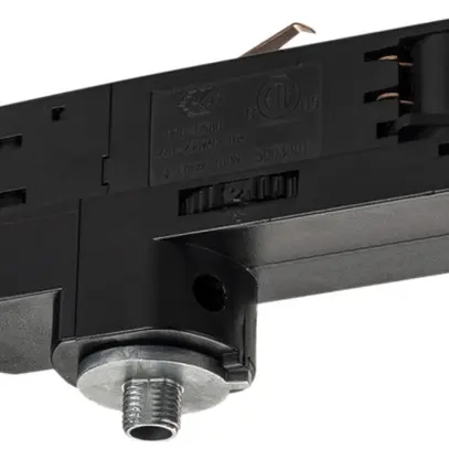 Leuchtenadapter SLV für AP-Stromschiene S-TRACK DALI 3-phasig schwarz 