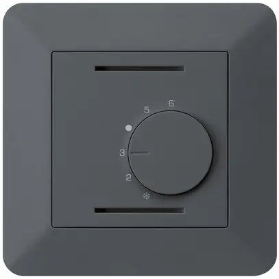 Termostato ambiente INC kallysto.trend antracite senza interruttore 
