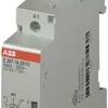 Relè d'installazione ABB 16A 2Ch bobina 12V AC 