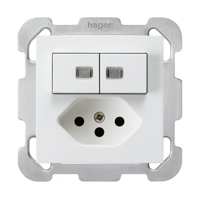 Combinaison lumineuse ENC 1/3+3/1P+T13 bc kallysto séc.enf.2 lentilles plaq.fix. 