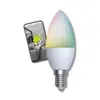 LED blanc & couleurs E14 6W KnockautX, par BRELAG 