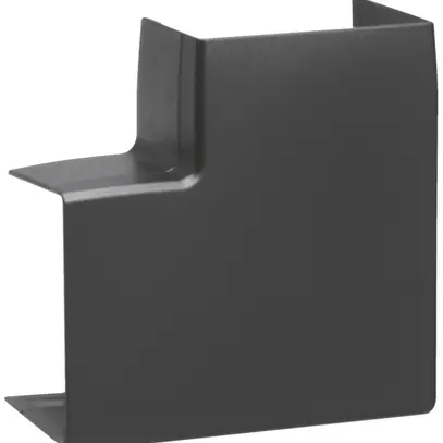 Angolo piatto Hager tehalit.LF 57×40mm nero IP30 