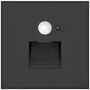 Applique LED INS DOTLUX EASYSTAIR PIR SEN 1.5W 70lm 930 82×82mm nero 
