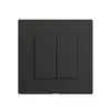 Commande pour interrupteur 2K/2T Edue Wiser noir 