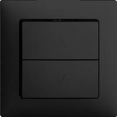 Pulsante per tapparella INC EDIZIOdue F nero 1 canale 