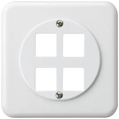 Kit di montaggio INC HMS basico C per 4 moduli bianco 