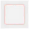 Drucktaster EDIZIO.liv SNAPFIX® ARK/1P Seitenbeleuchtung rot ws 