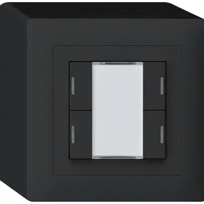 Tasto AP kallysto KNX 4×nero LED RGB s/e-link 