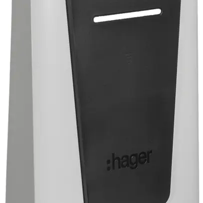 Calotta di copertura Hager per stazione di carica con presa di ricarica bianco 