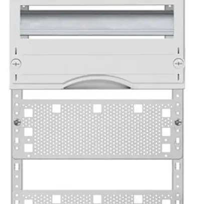 Panneau Media ABB, a.4 rangées DIN, hauteur pose 4, 8 rangées, p. distributeur 