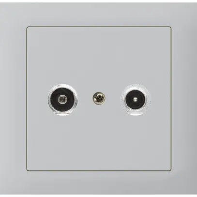 Prise d'antenne INC kallysto R-TV montage T boîte INC G3 19dB 2GHz gris clair 