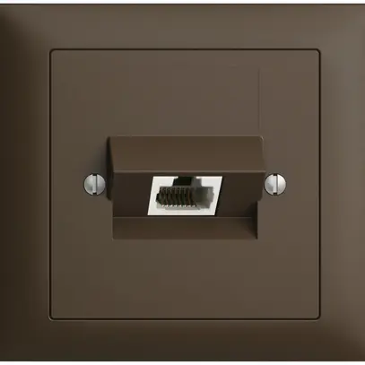 Presa INS 1×RJ45/u 8P ITplus EDIZIOdue coffee 