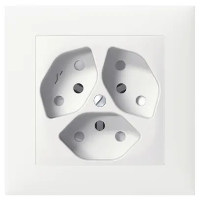 Prise ENC SIDUS 3×T13/1 blanc 