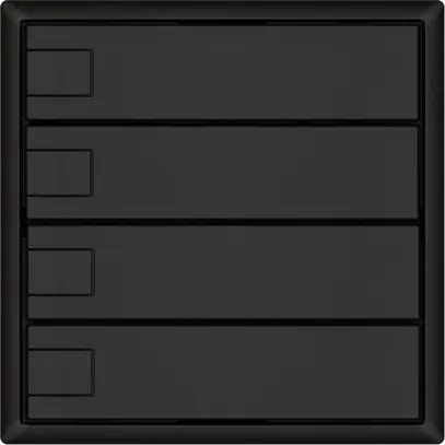 Pulsante universale EDIZIO.liv UNI SNAPFIX® 5…48V s.LED 4× com.1T ne 