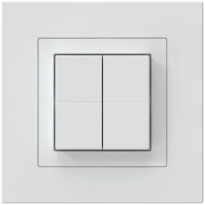 Poussoir sans fil Friends of Hue KPR, 4×, 94×94mm, autocollant, blanc 