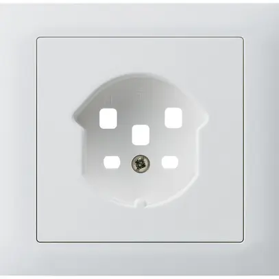 Kit frontal INC G3 kallysto pour prise INC G3 1×T25 cadre à visser blanc 