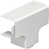 Raccord T+croix Bettermann pour canal d'installation WDK blanc pur 25×25mm 