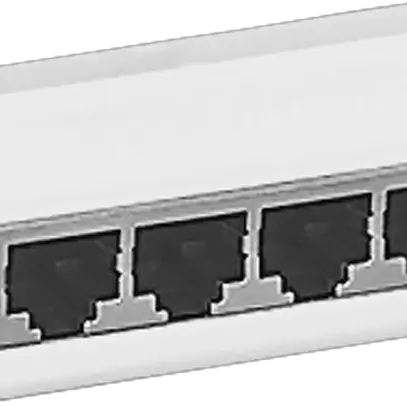 Distributore 4Ab 5×RJ45 bianco 