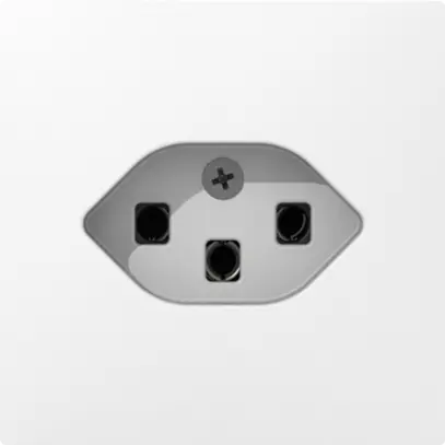 Steckdose SIDUS E T23 weiss mit Shutter 