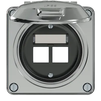 Kit di montaggio Feller ELEMENT SNAPFIX® EASYNET 2×diritto 87×91mm all 