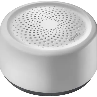 Sirena da interni RF Somfy TaHoma io, 95dBA, Ø99×51mm, bianco/grigio 