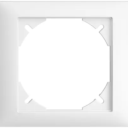 Telaio di copertura EDIZIOdue 80×86mm bianco 