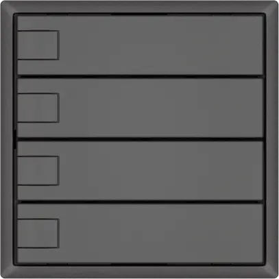 Poussoir universel EDIZIO.liv UNI SNAPFIX® 12…48V s.LED 4× comm.1T grf 