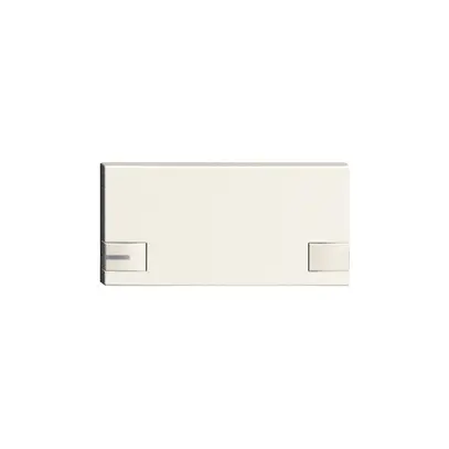 Tasto 1/2 KNX/elettronic.c.LED EDIZIOdue comando doppio bianco 