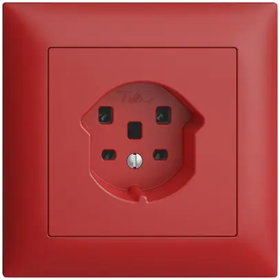 Presa INC EDIZIOdue T25 16A berry, morsetti a vite 