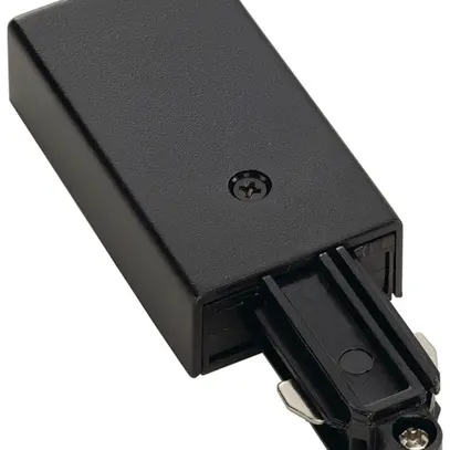 Alimentation SLV pour rail conducteur AP 1-phase, terre droite noir 