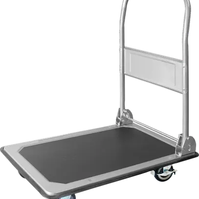 Chariot à plate-forme gris anthracite rabattable 740 x 470 x 820 mm 